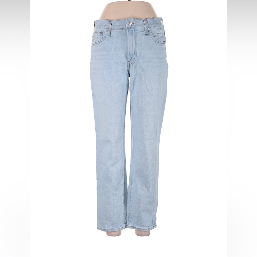 Madewell Perfect Vintage Jeans 29 High Rise Straight Light Wash